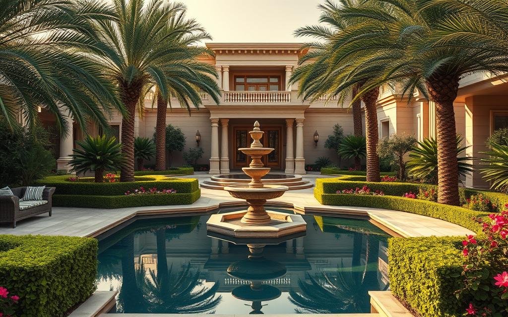 تصميم حدائق فلل بجدة