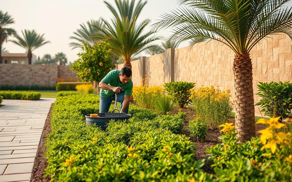 تنسيق حدائق جدة باستخدام العشب الصناعي والطبيعي   تنسيق حدائق بجدة شركة بستان جدة