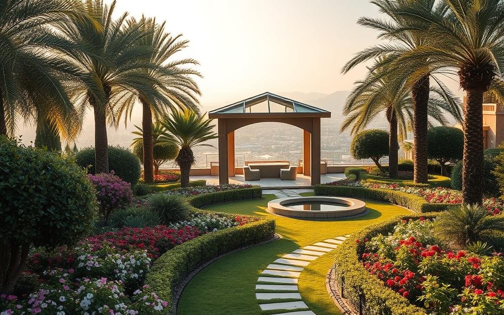 تنسيق حدائق استوائية بجدة